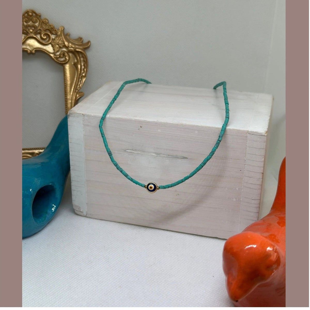 Anna Beachready Necklace - Turquoise - Penelope Made This