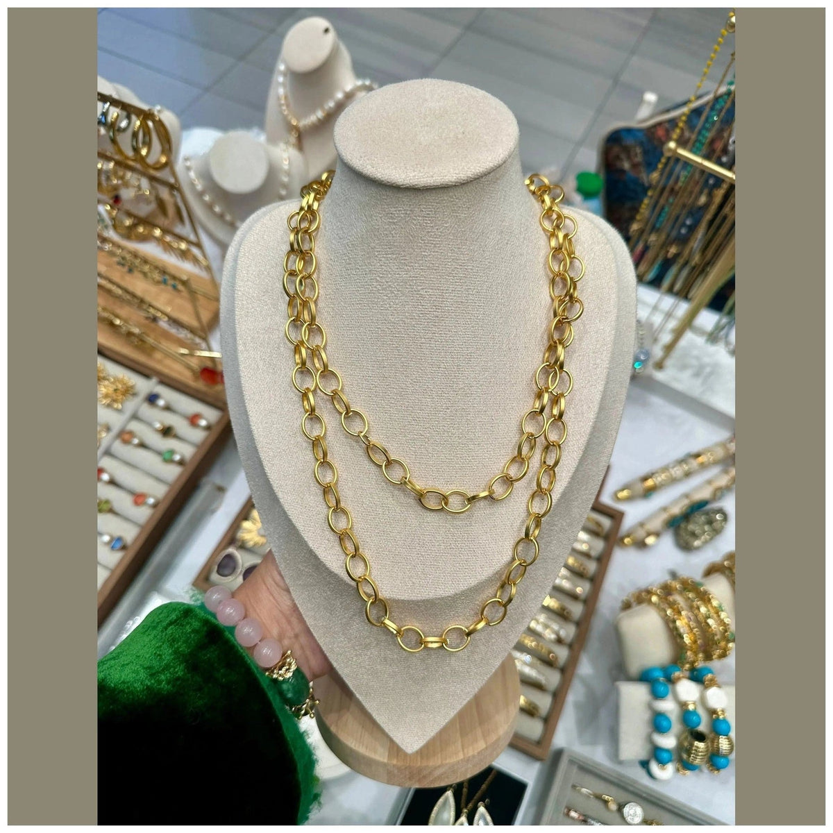 Anne Long Gold Plated Necklace - Penelope Made This