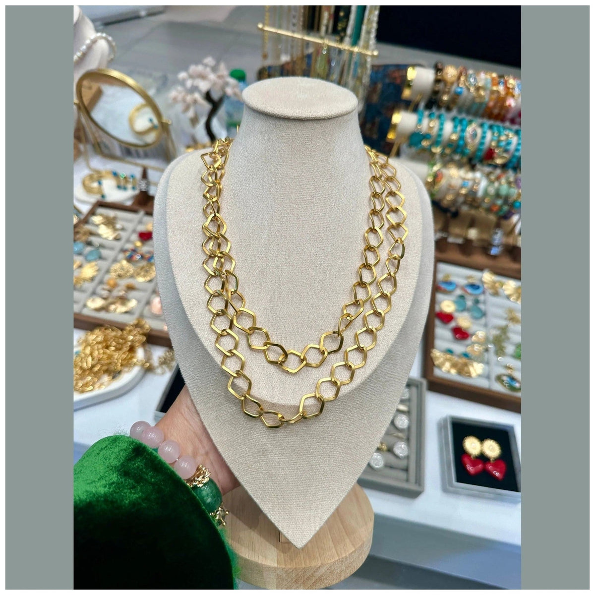 Anne Long Gold Plated Necklace - Penelope Made This