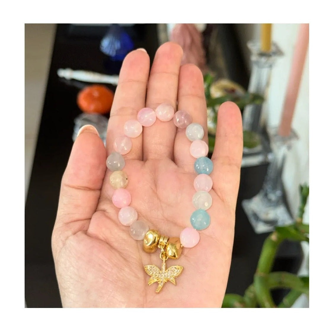 Astrea Rose Quartz Bracelet - Penelope Made This