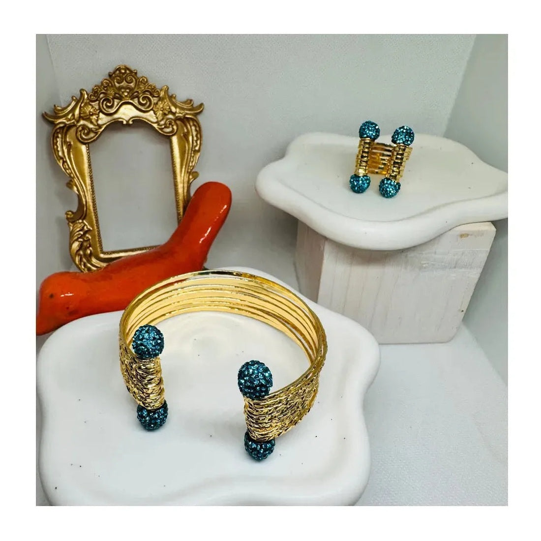 Diana Adjustable Bracelet and Ring Set - Penelope Made This