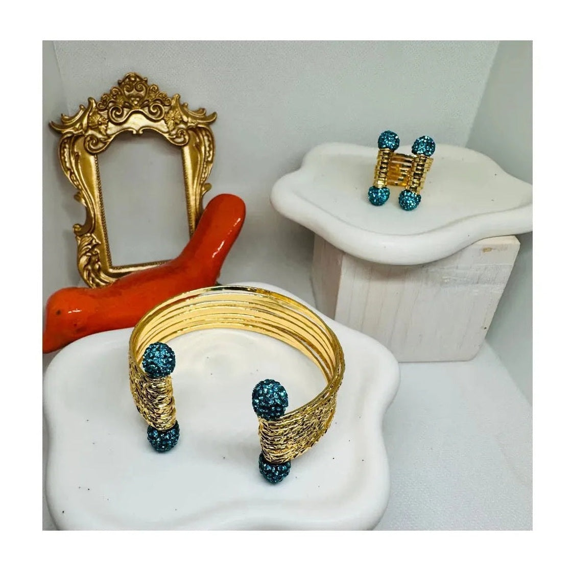 Diana Adjustable Bracelet and Ring Set - Penelope Made This