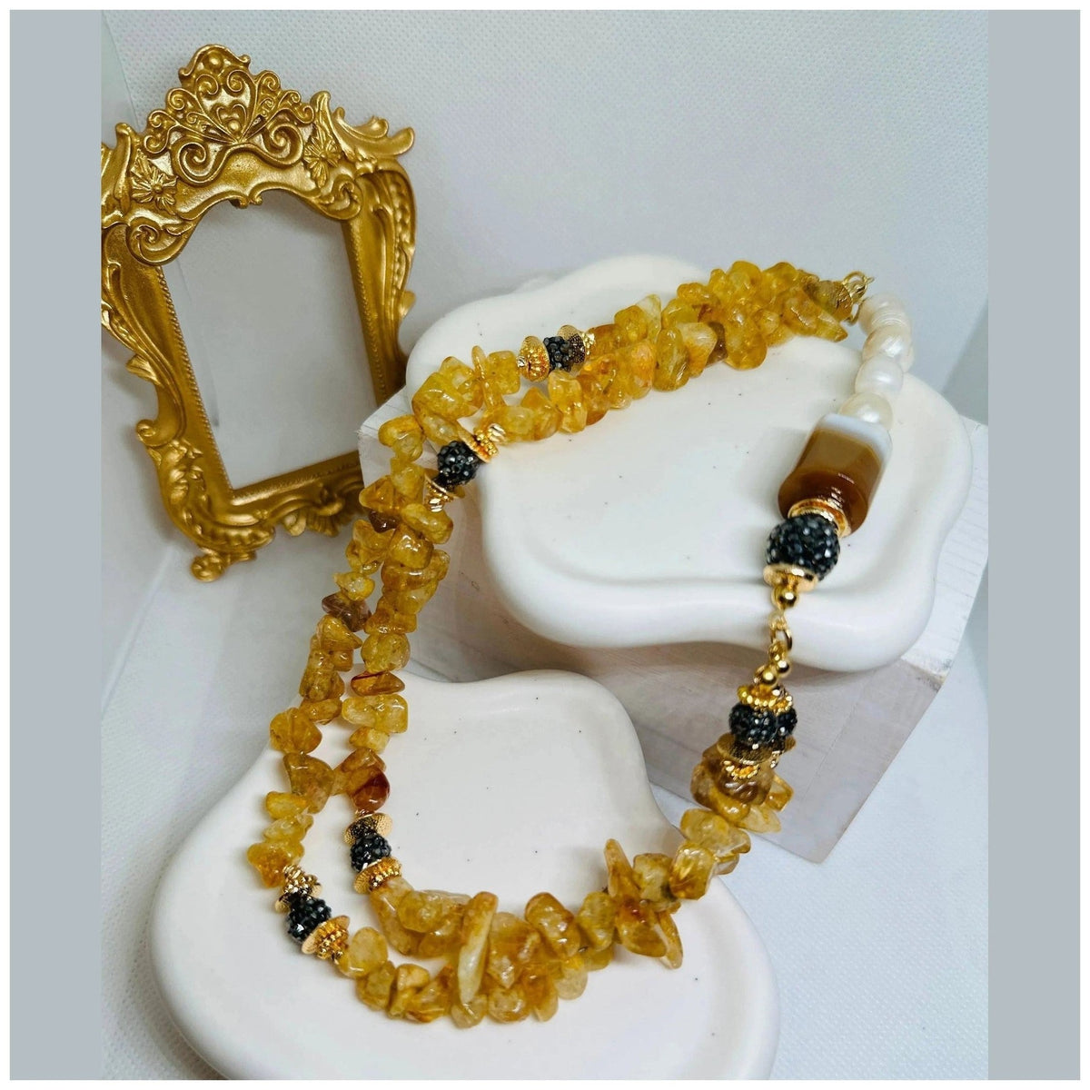 Joelle Gemstones Necklace - Penelope Made This