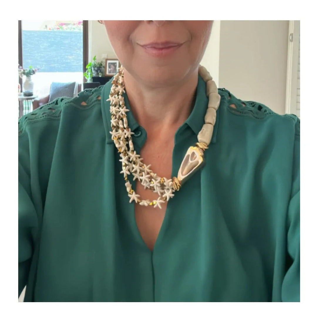 Suzy Treasures of the Sea - Golden Necklace - Penelope Made This