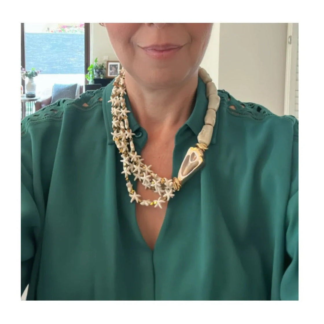 Suzy Treasures of the Sea - Golden Necklace - Penelope Made This