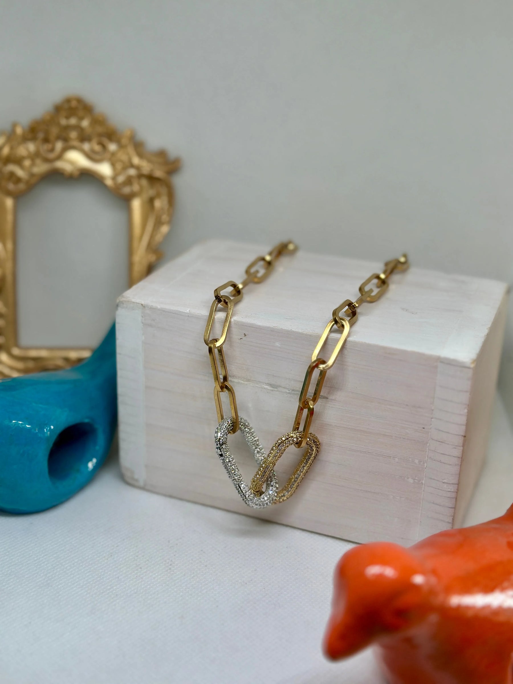 Anne 18 k Gold Plated Necklace - Penelope Made This