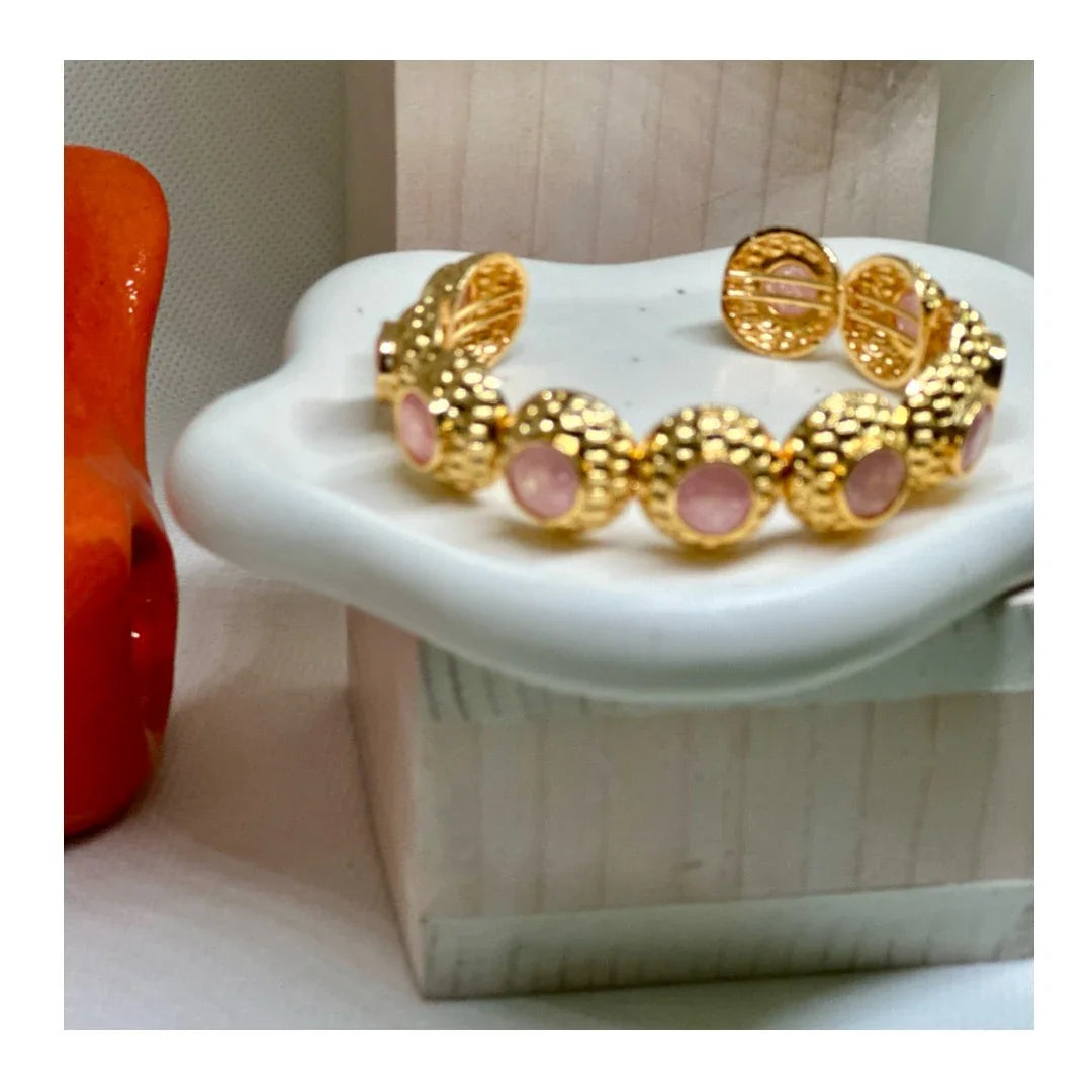 Anne 22K Cuff Bracelets | Gold Plated - Penelope Made This