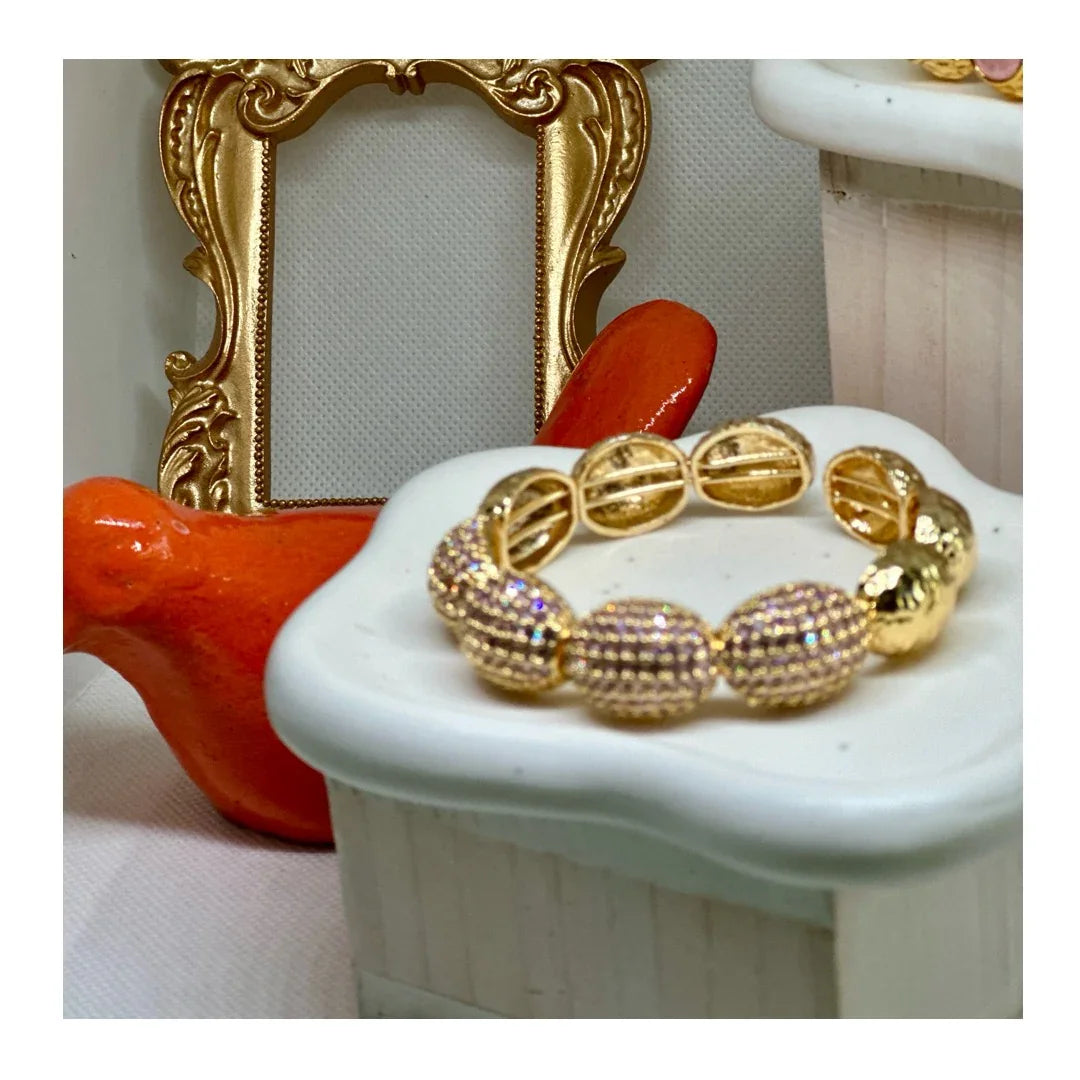 Anne 22K Cuff Bracelets | Gold Plated - Penelope Made This
