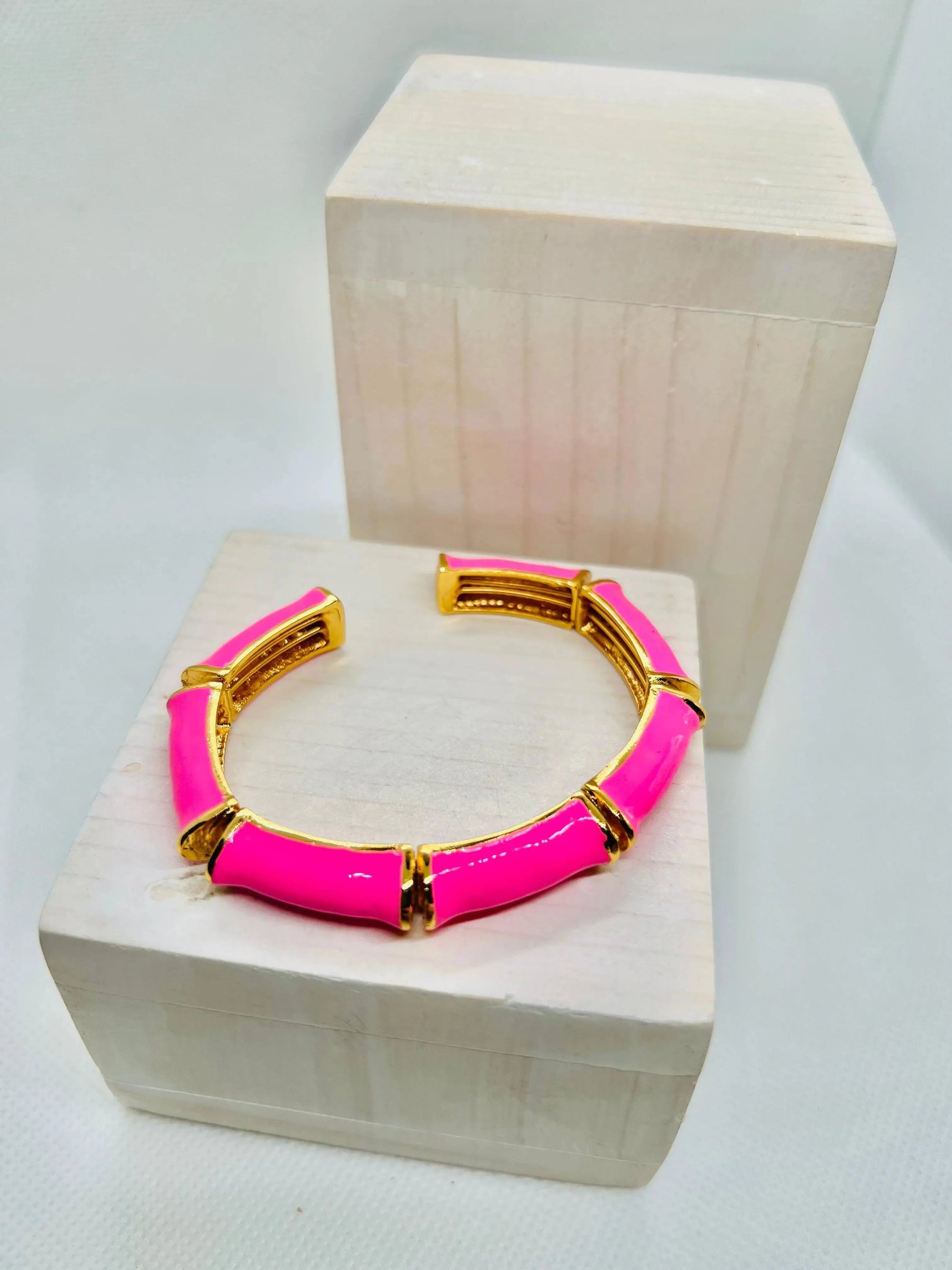 Anne Enamel Cuff Bracelets | Gold Plated - Penelope Made This