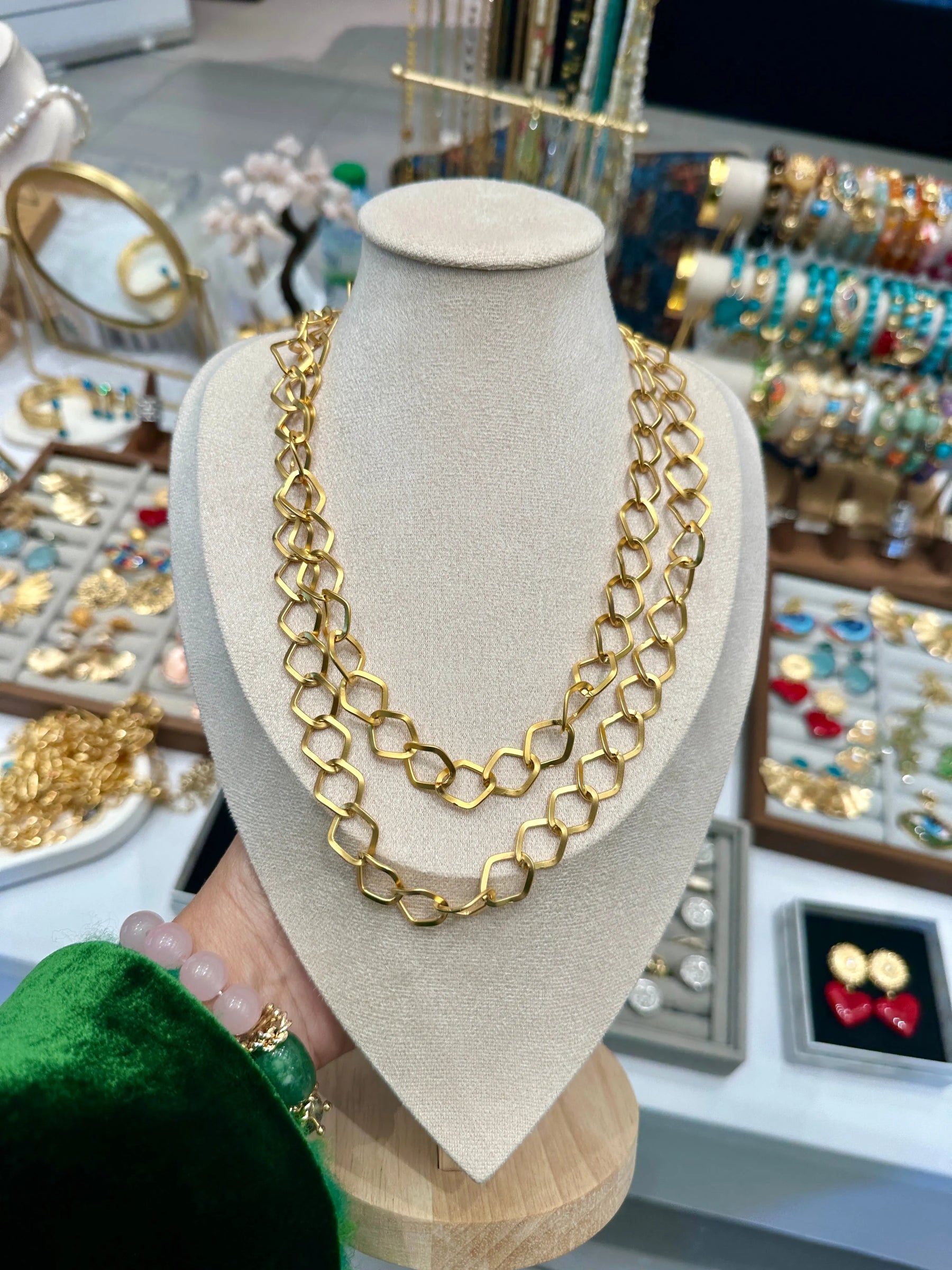 Anne Long Gold Plated Necklace - Penelope Made This