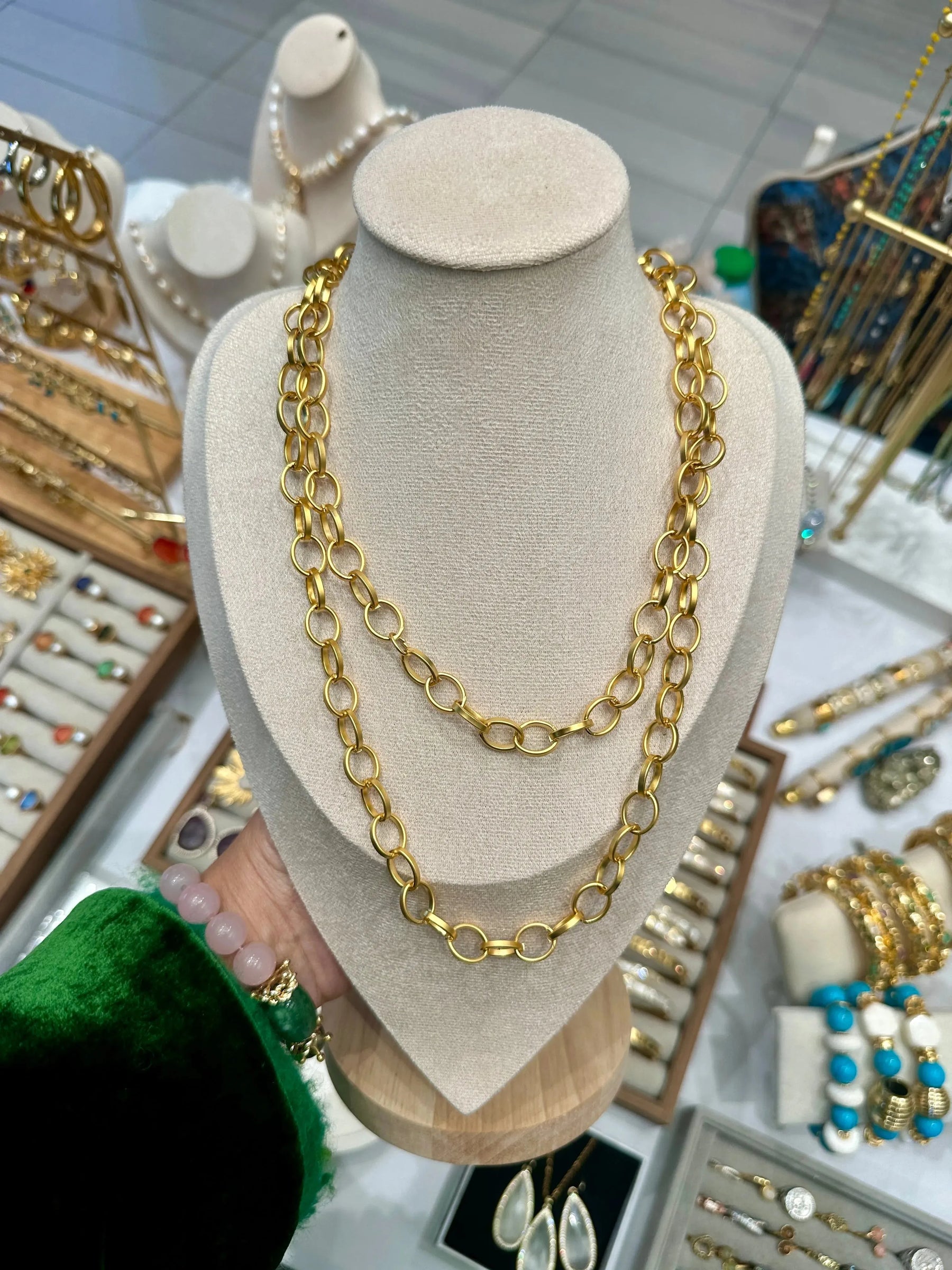 Anne Long Gold Plated Necklace - Penelope Made This