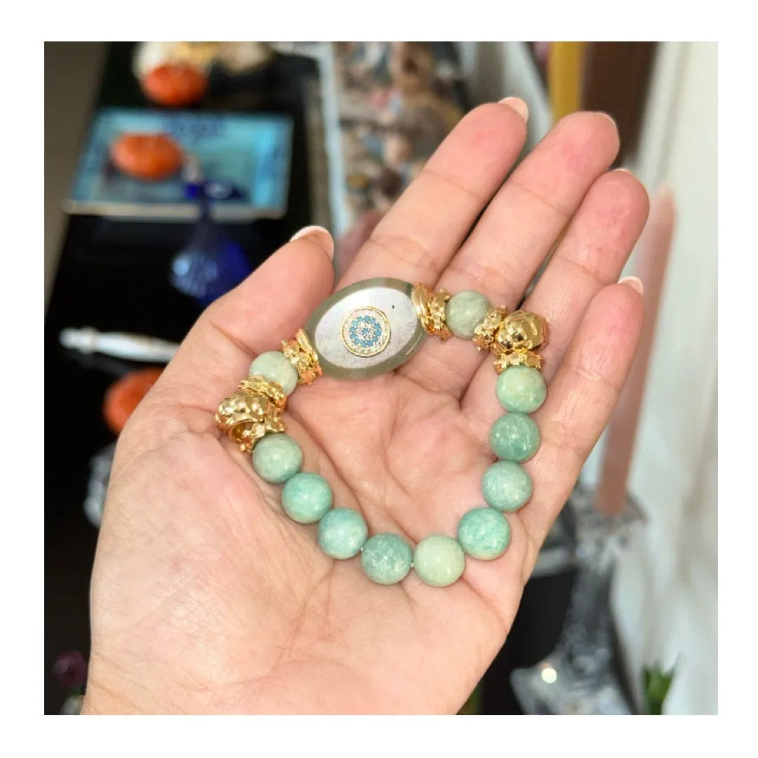 Astrea Green Gemstones Bracelet - Penelope Made This