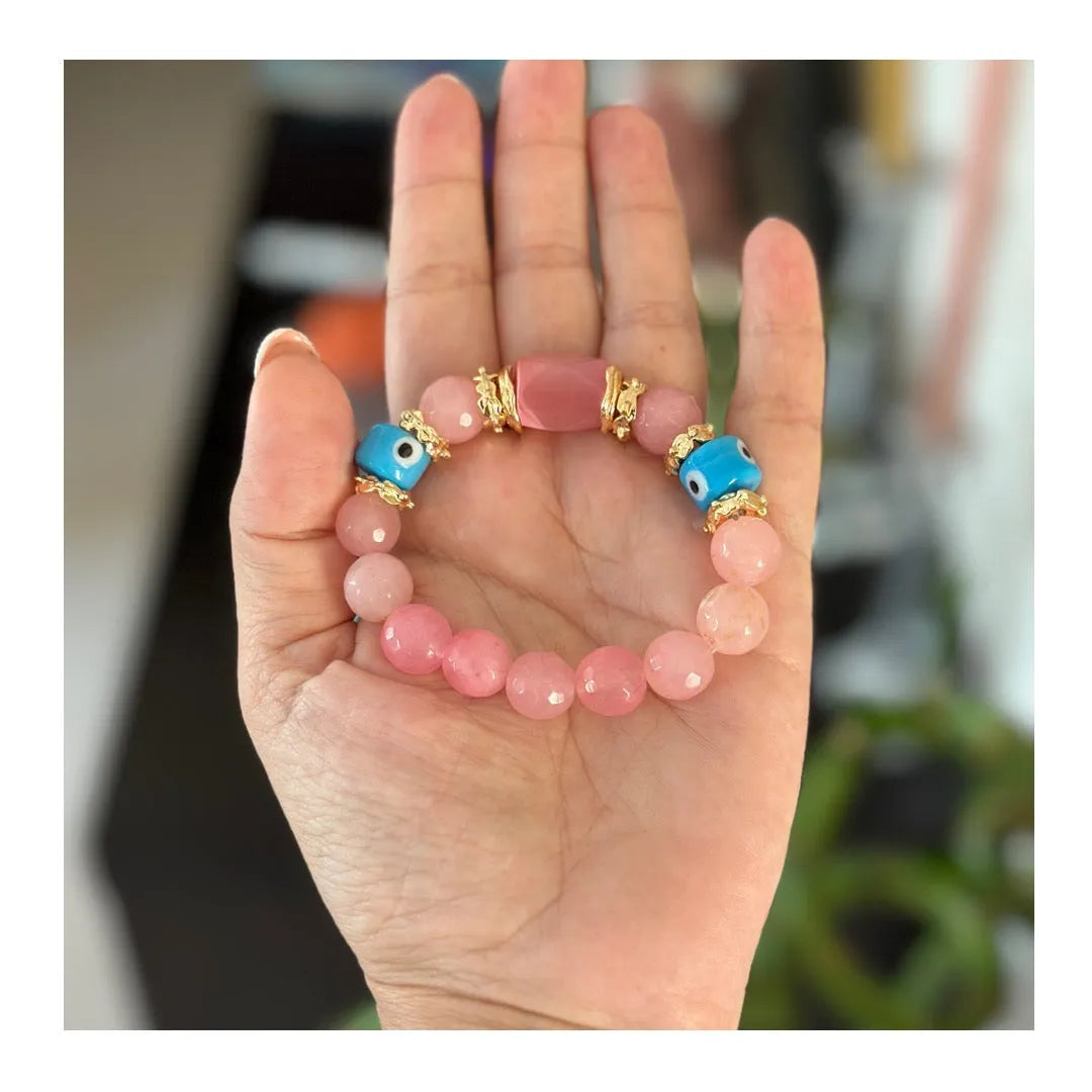 Astrea Rose Quartz Bracelet - Penelope Made This