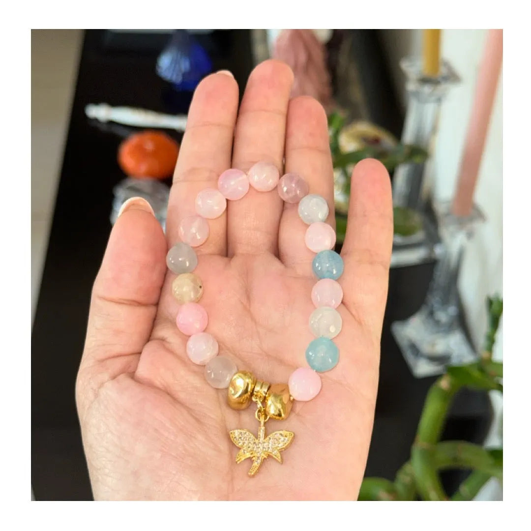 Astrea Rose Quartz Bracelet - Penelope Made This