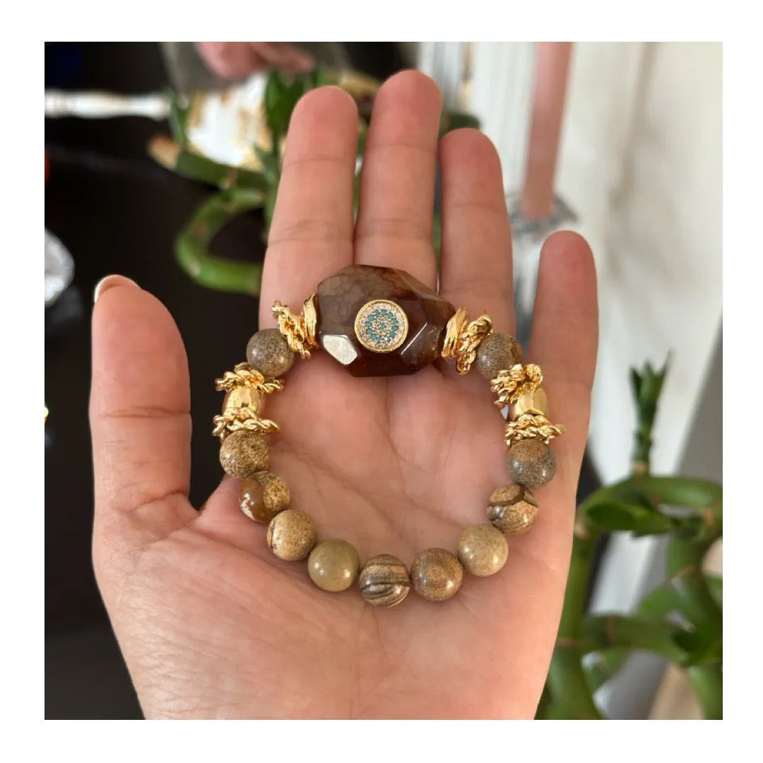 Astrea Tiger Eye Bracelet - Penelope Made This