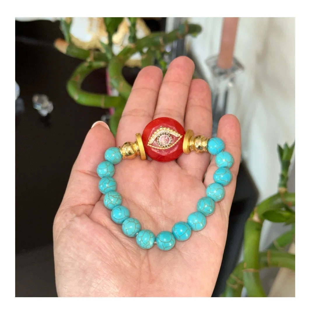 Astrea Turquoise Bracelet - Penelope Made This