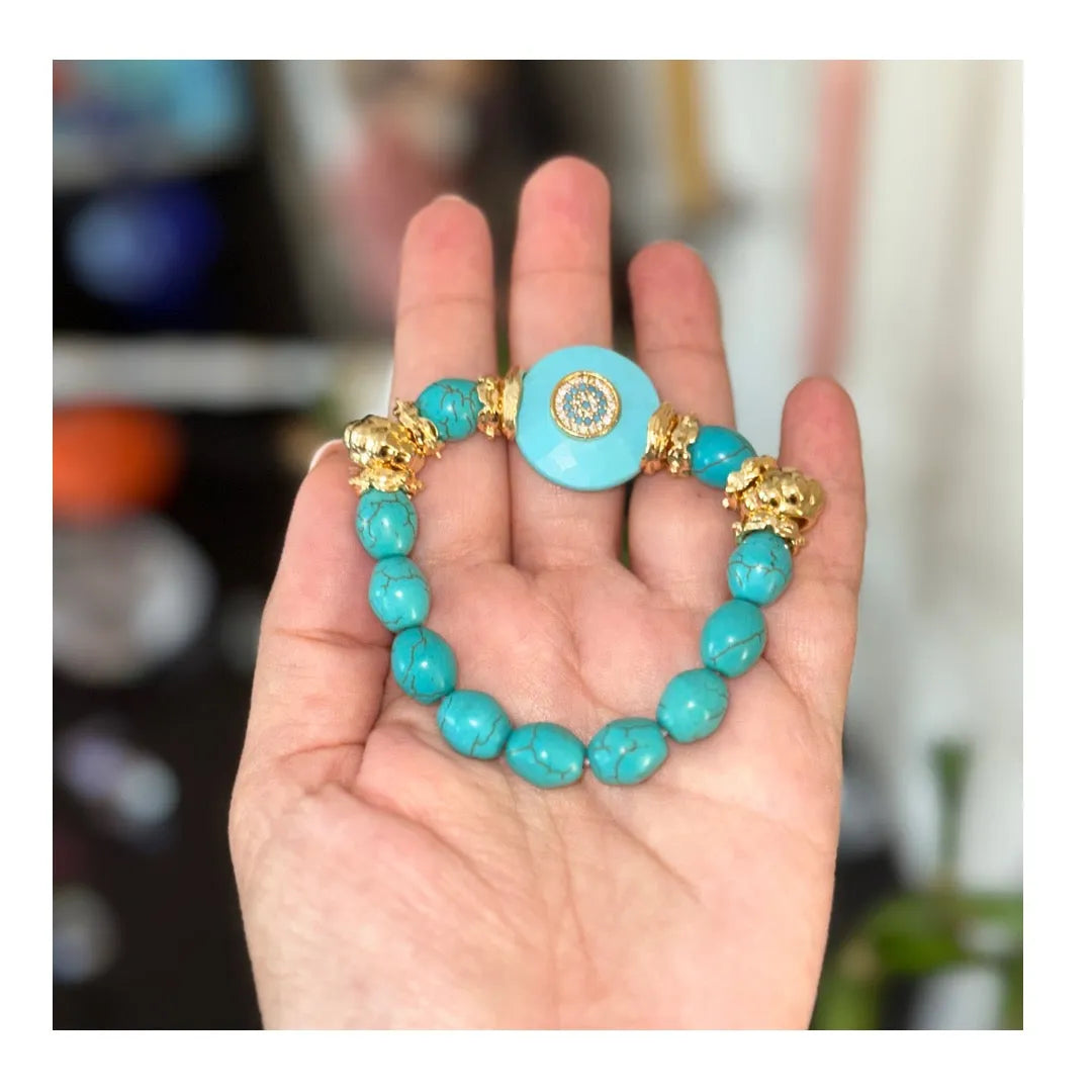 Astrea Turquoise Bracelet - Penelope Made This
