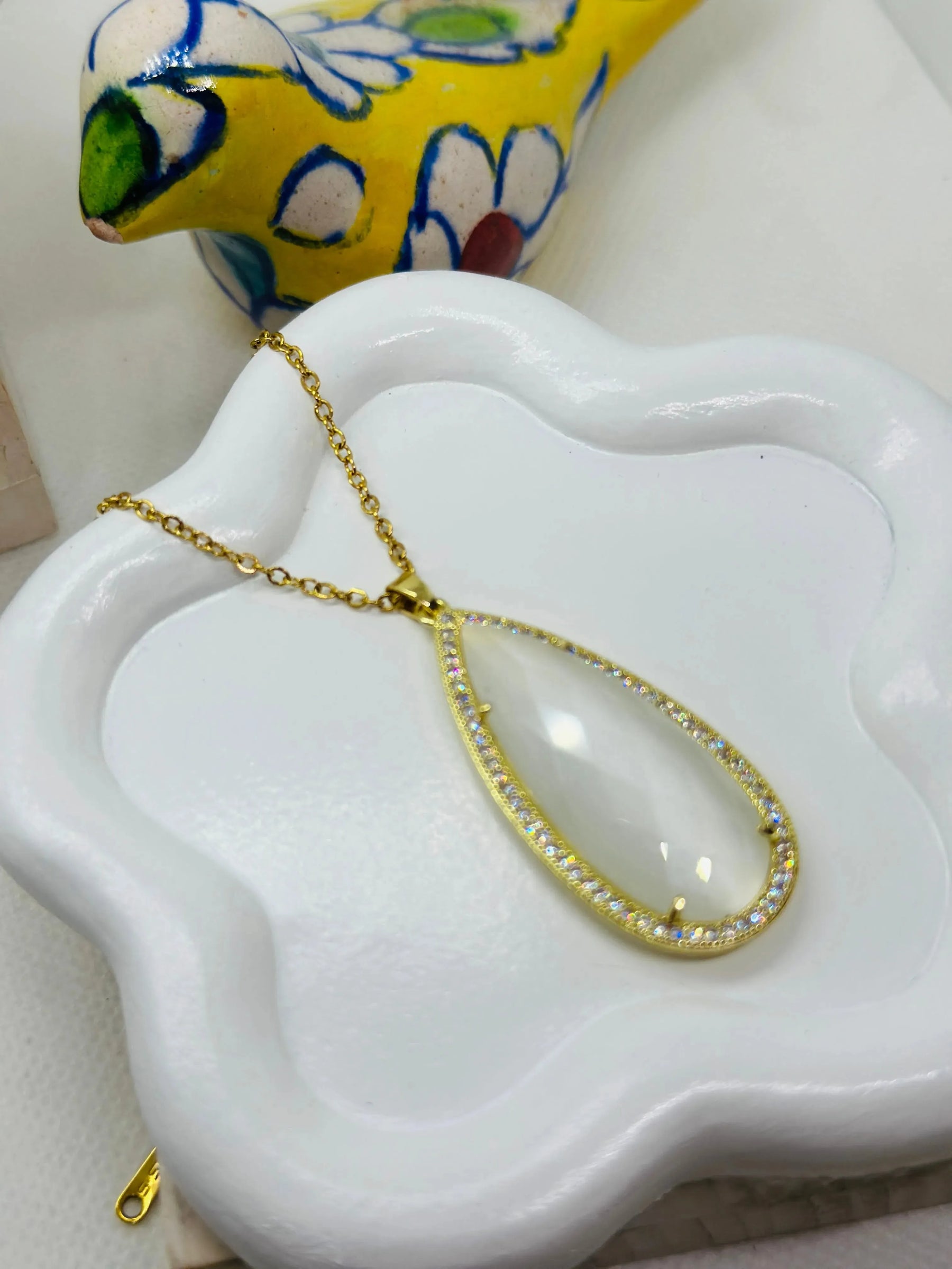 Beatrice XL Teardrop Pendant - Penelope Made This