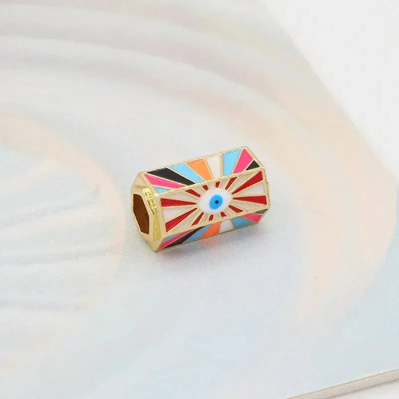 Briana Gold Plated Hexagone Charm - Penelope Made This