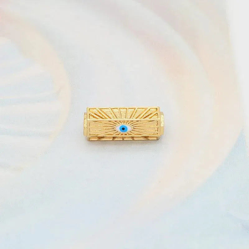 Briana Gold Plated Hexagone Charm - Penelope Made This