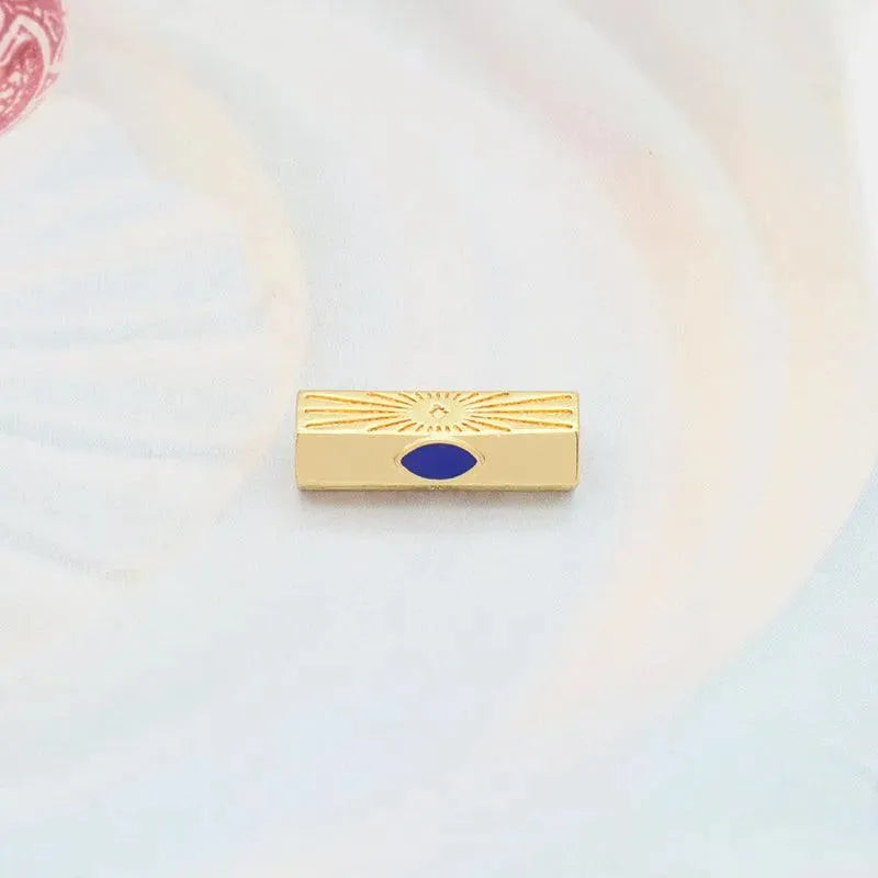 Briana Gold Plated Hexagone Charm - Penelope Made This