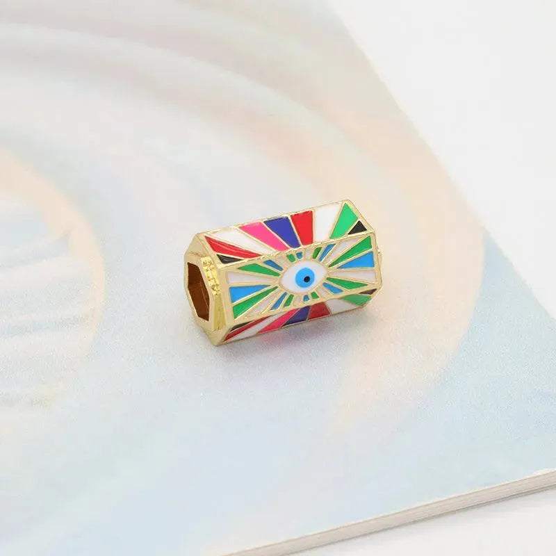 Briana Gold Plated Hexagone Charm - Penelope Made This