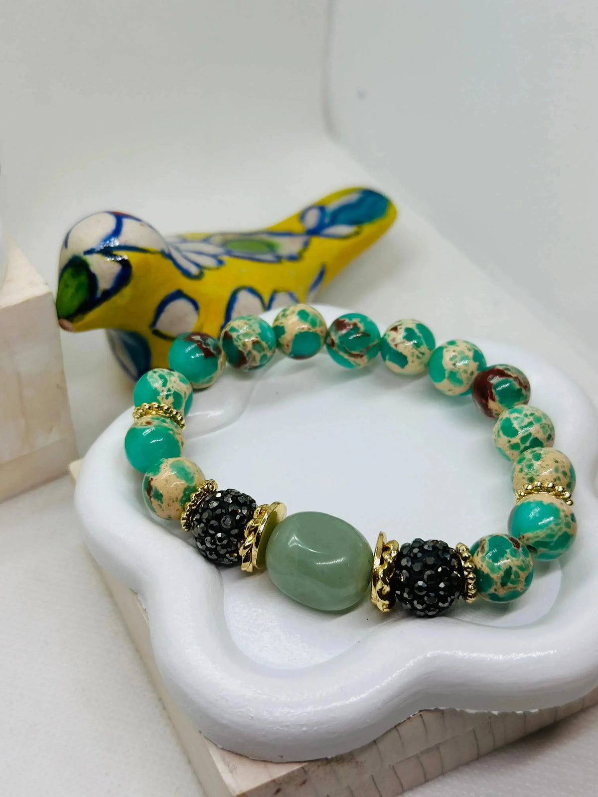 Chloe Green Aventurine Bracelet - Penelope Made This