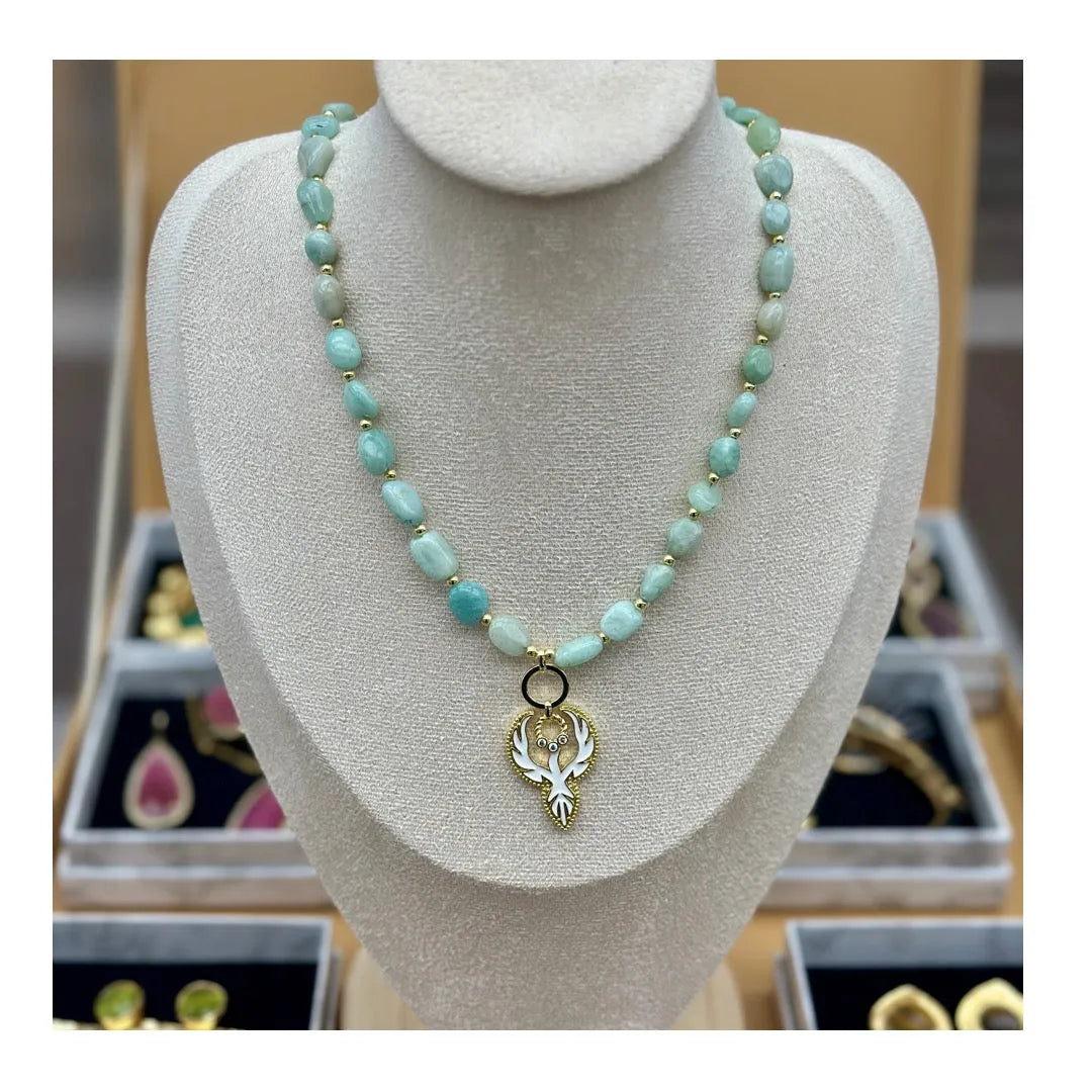 Daphne Aventurine Necklace - Penelope Made This
