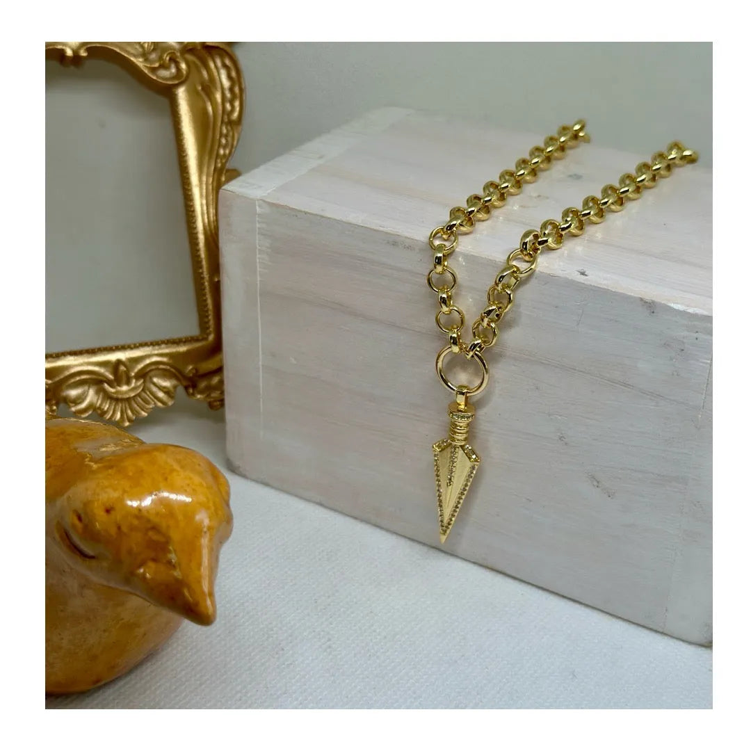Daphne Mono Charm Necklace - Penelope Made This