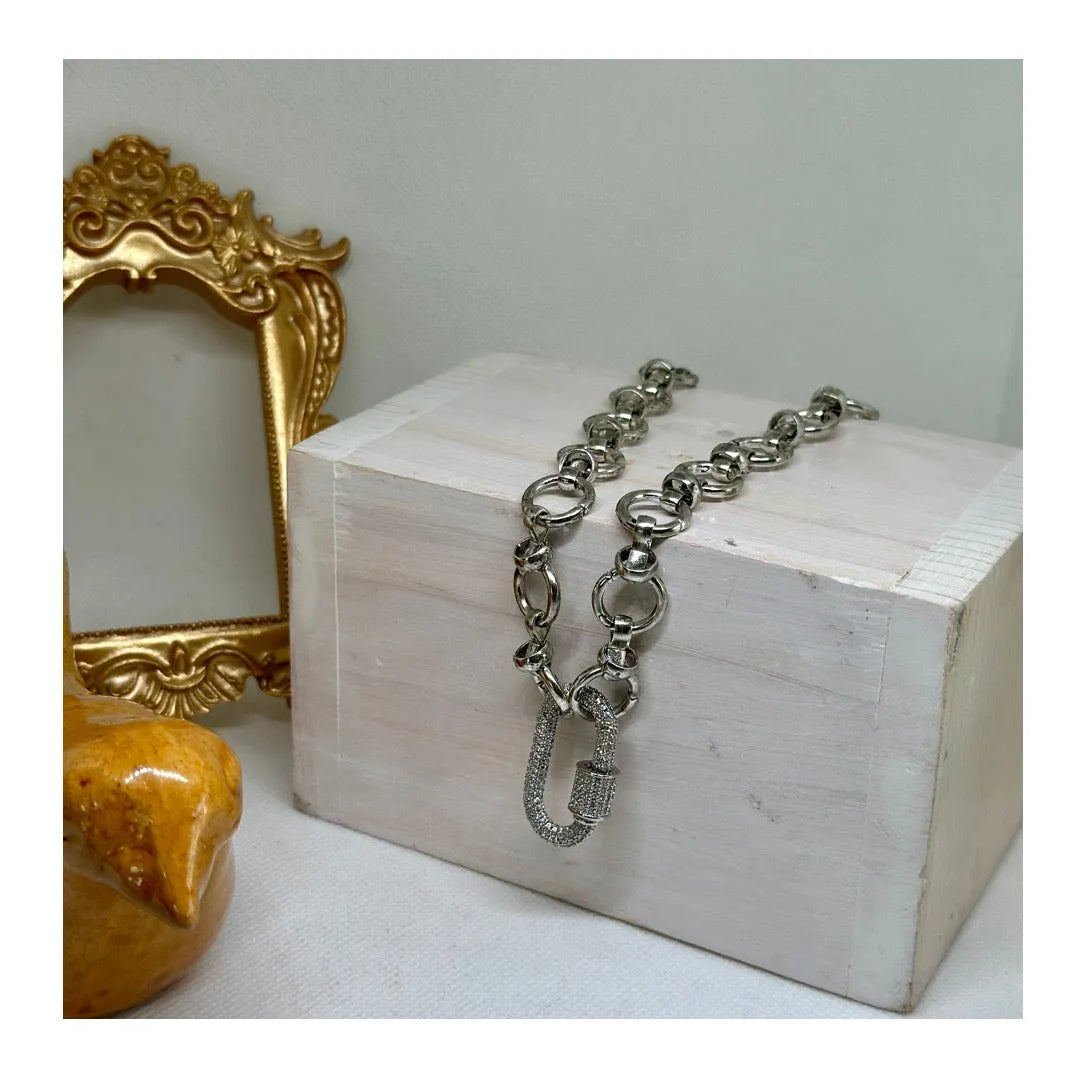 Daphne Mono Charm Necklace - Penelope Made This