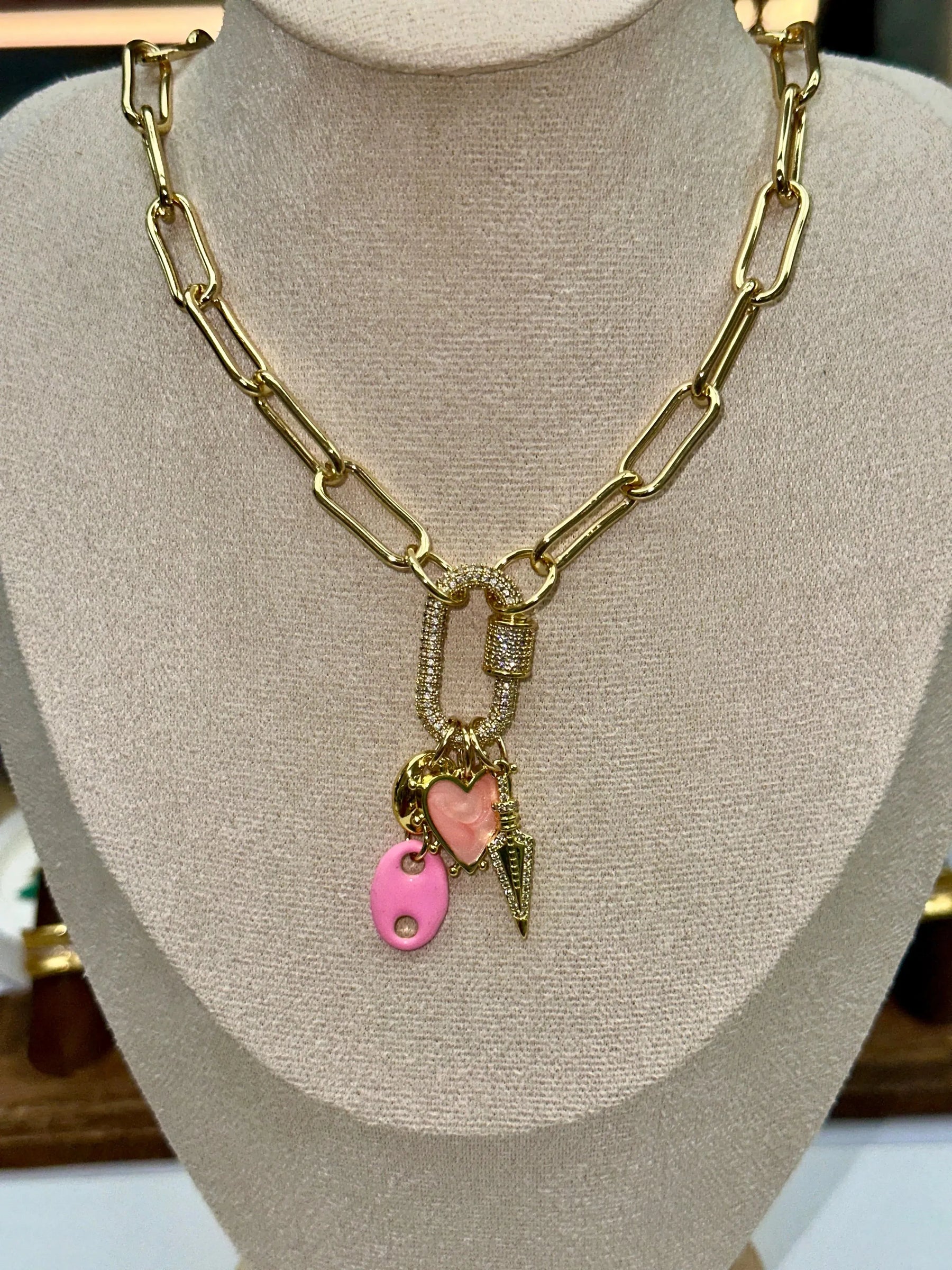 Daphne Trio Charms Necklace - Penelope Made This