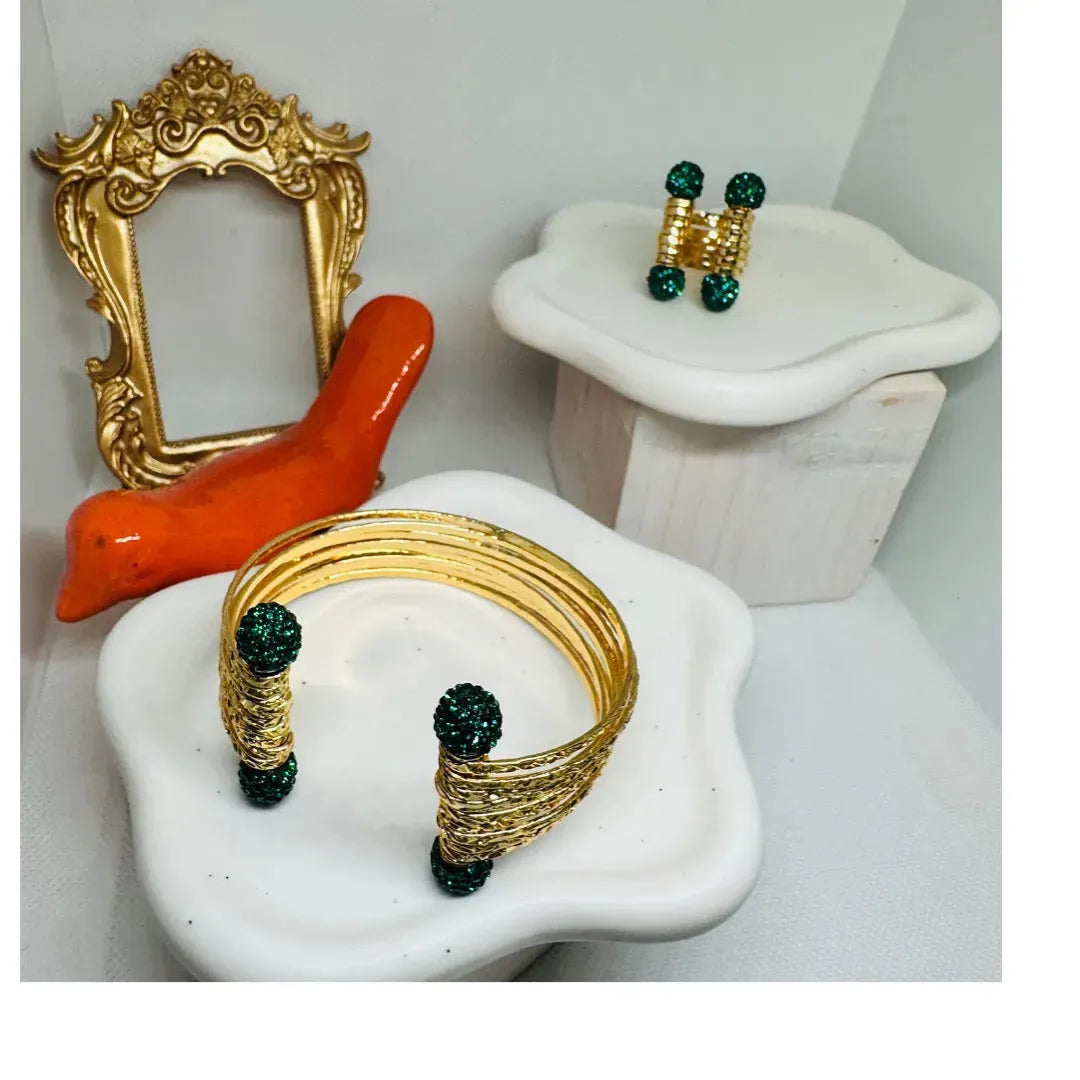 Diana Adjustable Bracelet and Ring Set - Penelope Made This