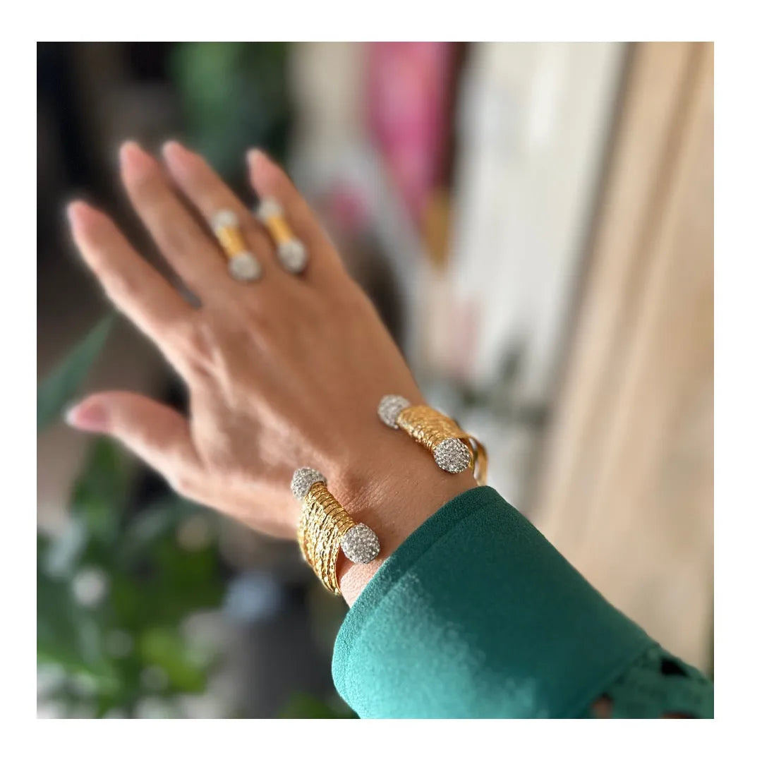 Diana Adjustable Bracelet and Ring Set - Penelope Made This