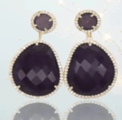 Helia Crystal Earrings - Penelope Made This