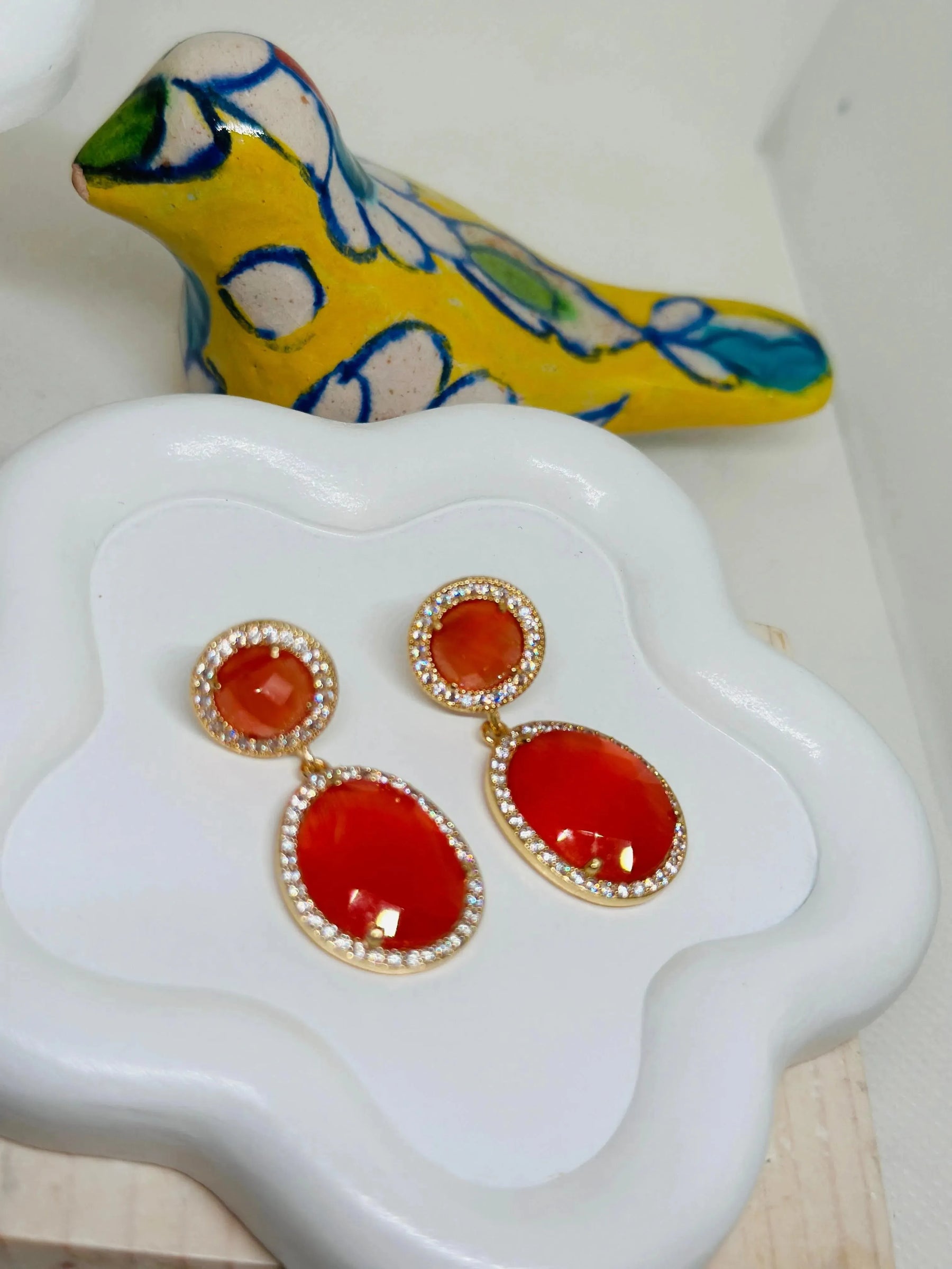 Hera 18 k Gold Plated Earrings - Penelope Made This
