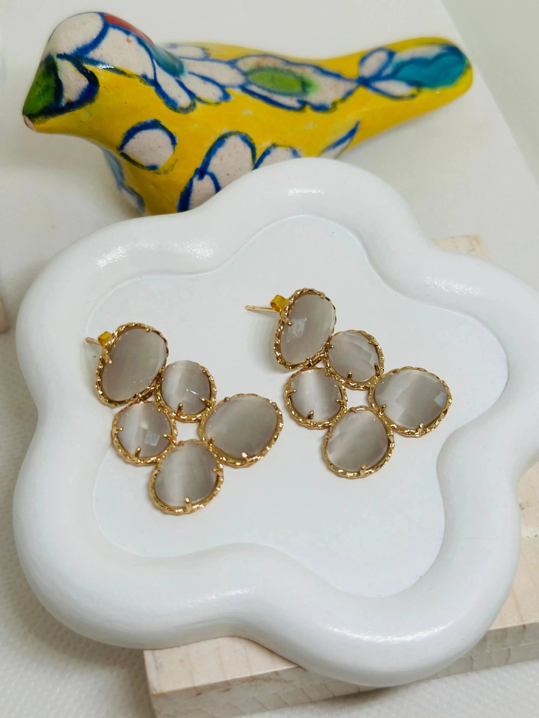 Hilda Minimalist Clustered Earrings - Penelope Made This