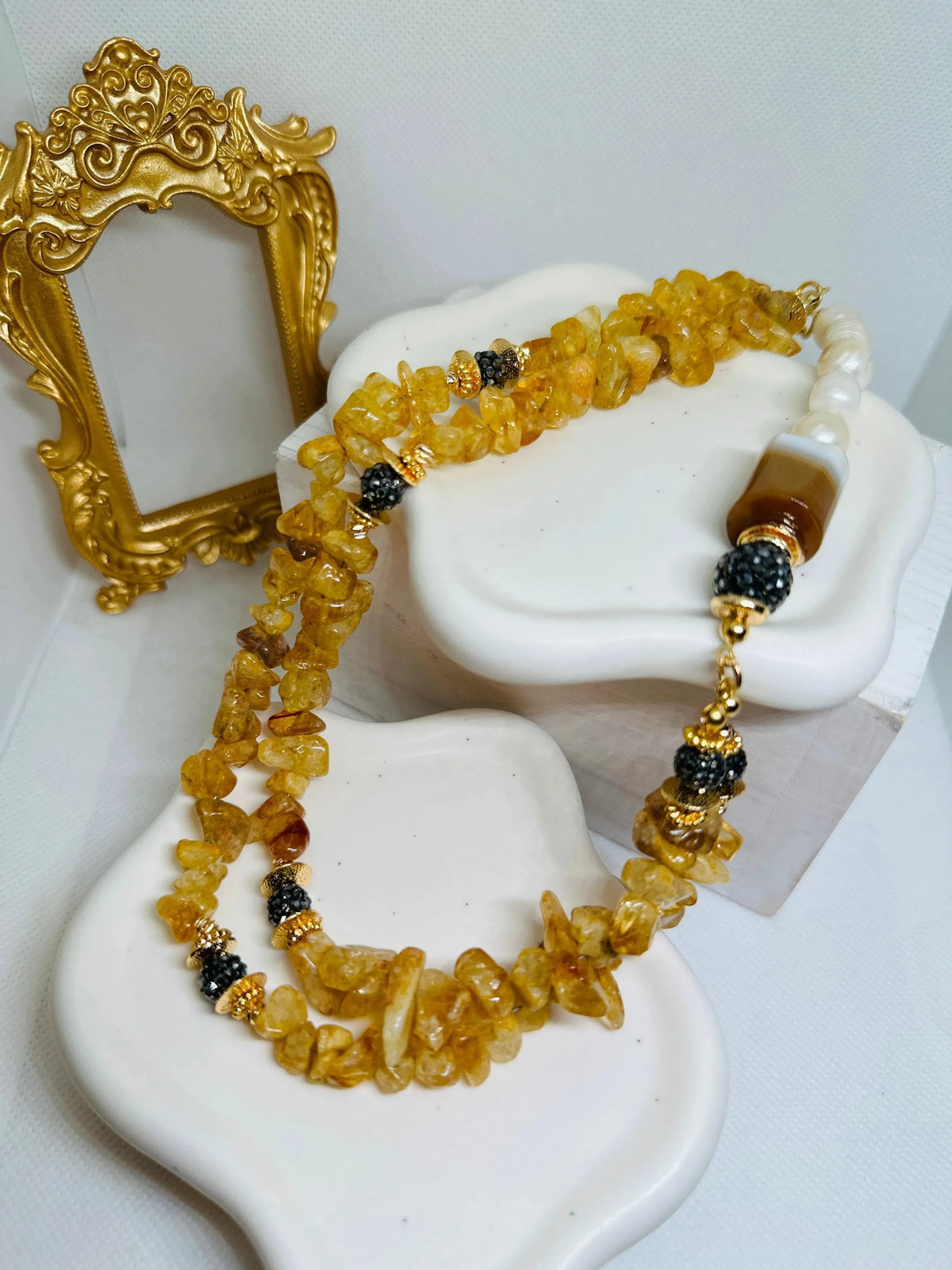 Joelle Gemstones Necklace - Penelope Made This