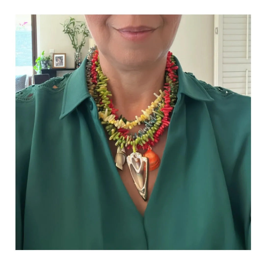 Suzy Treasures of the Sea - Colourful Necklace - Penelope Made This