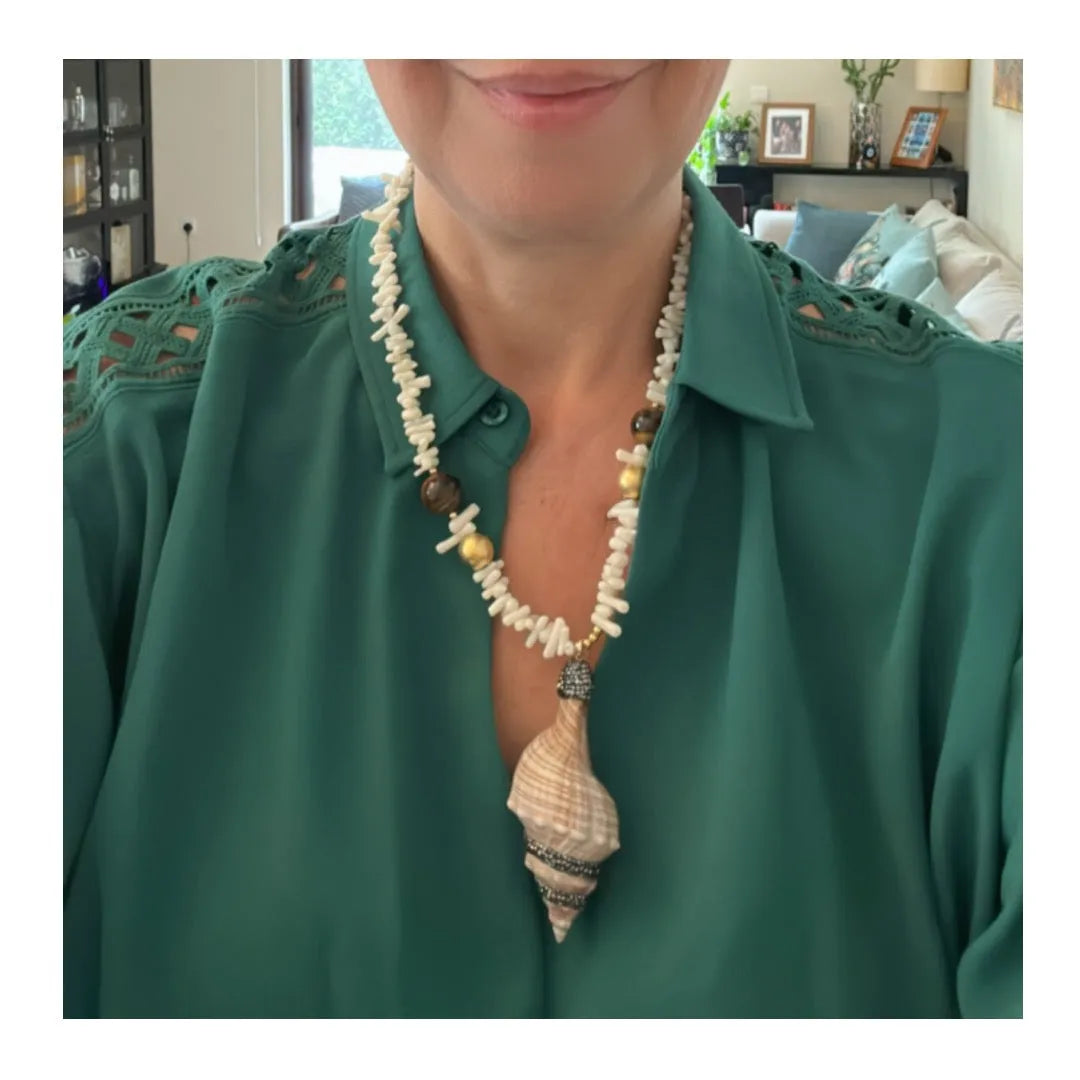 Suzy Treasures of the Sea - Seashell Necklace - Penelope Made This