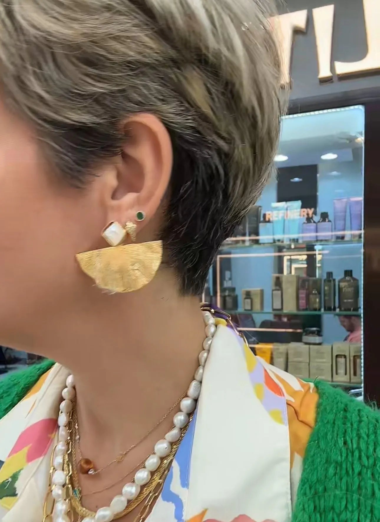 Taylor Vintage Fan Earrings - Penelope Made This