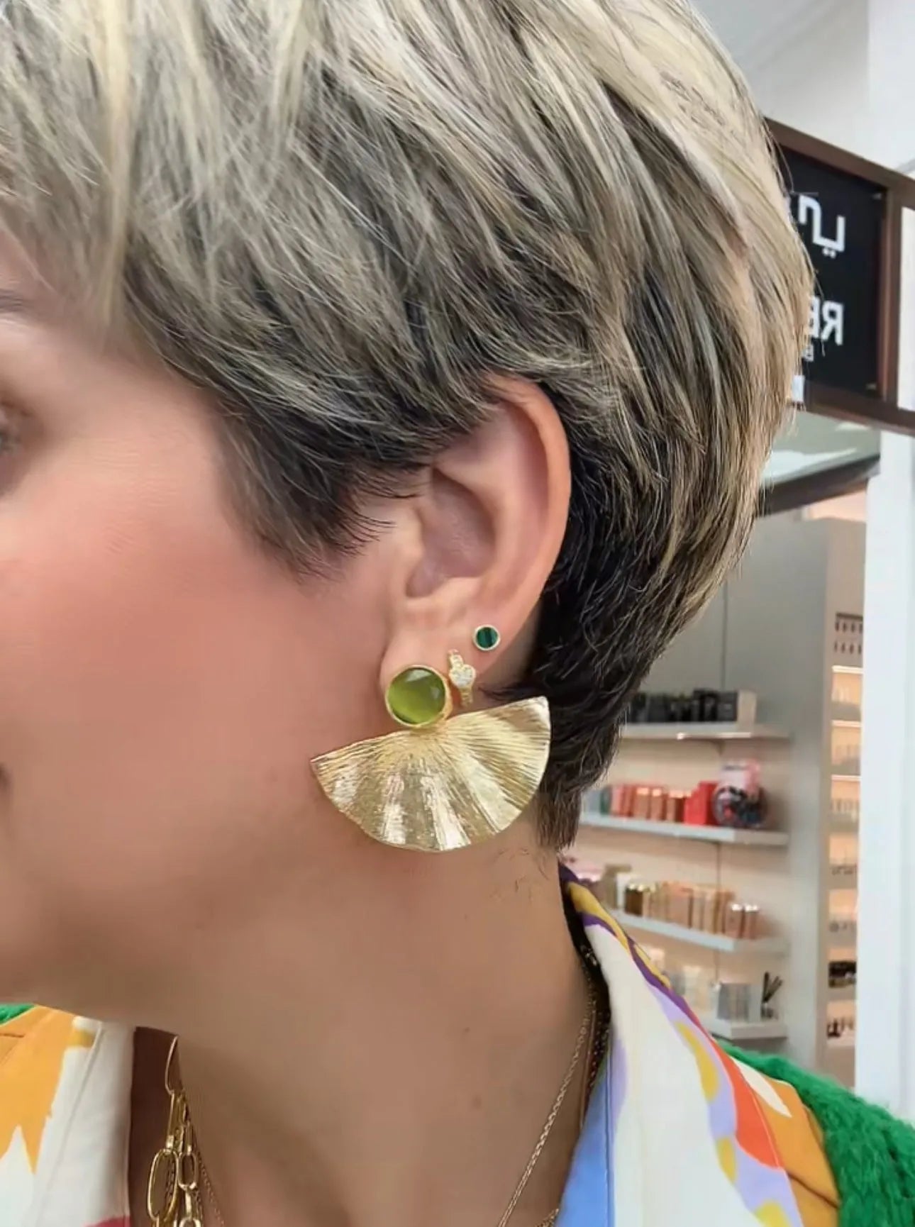 Taylor Vintage Fan Earrings - Penelope Made This