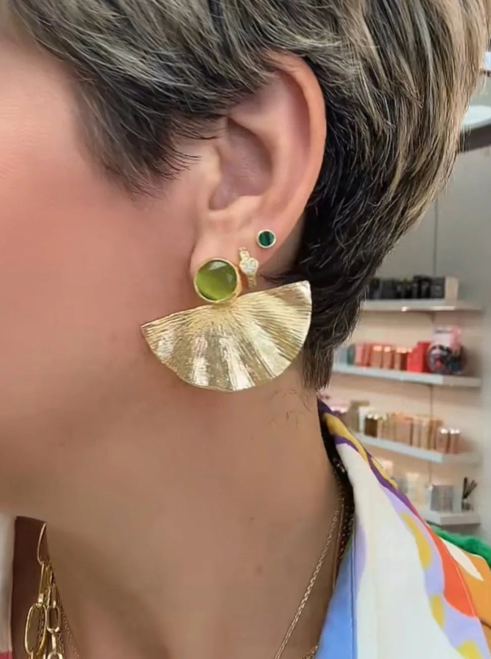 Taylor Vintage Fan Earrings - Penelope Made This