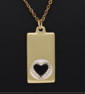 Briana Heart Charms and Pendants