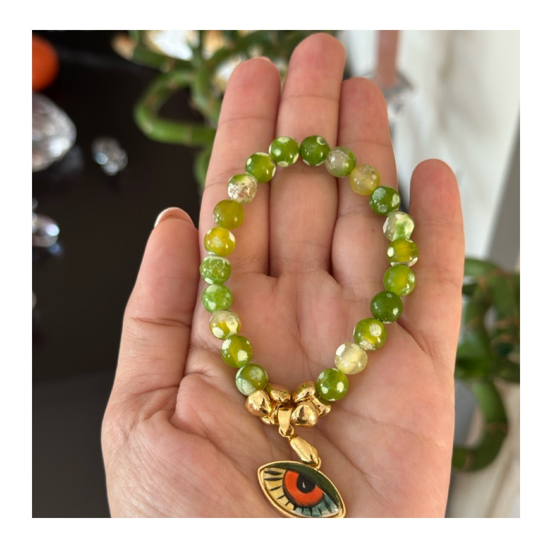 Astrea Green Gemstones Bracelet