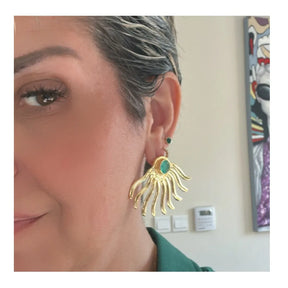 Huda Octopus Earrings