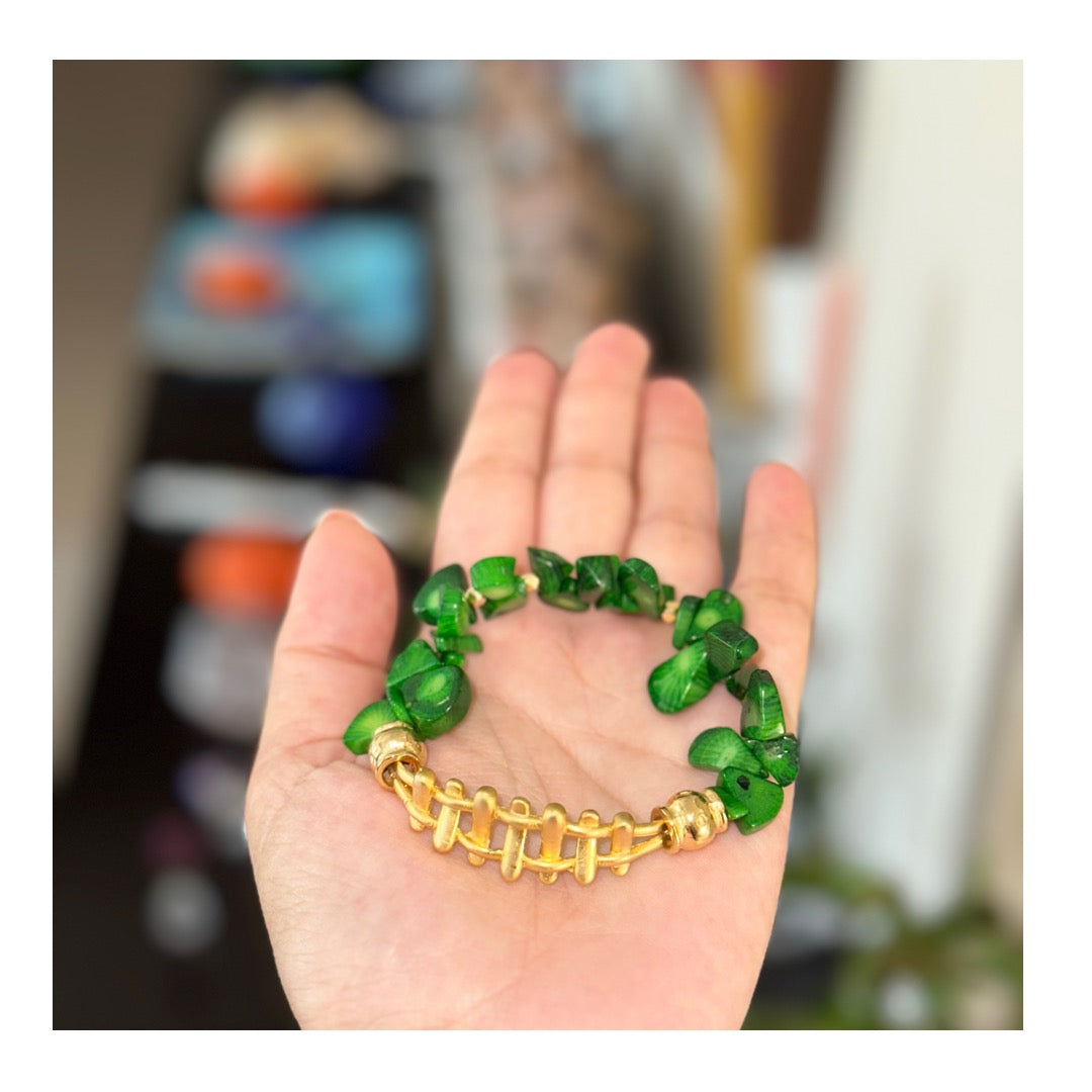 Astrea Green Gemstones Bracelet