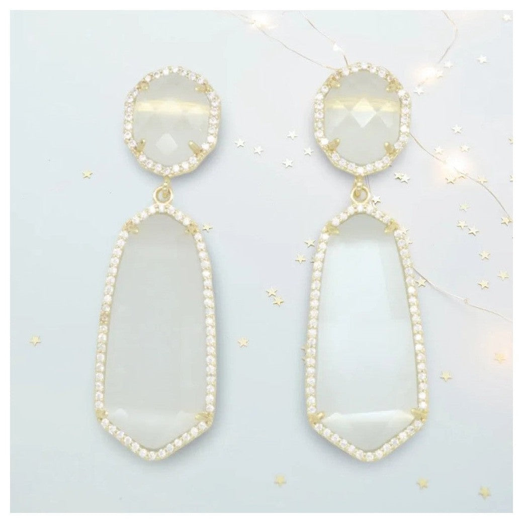 Alana Cat Eye Earrings - Penelope Made This 