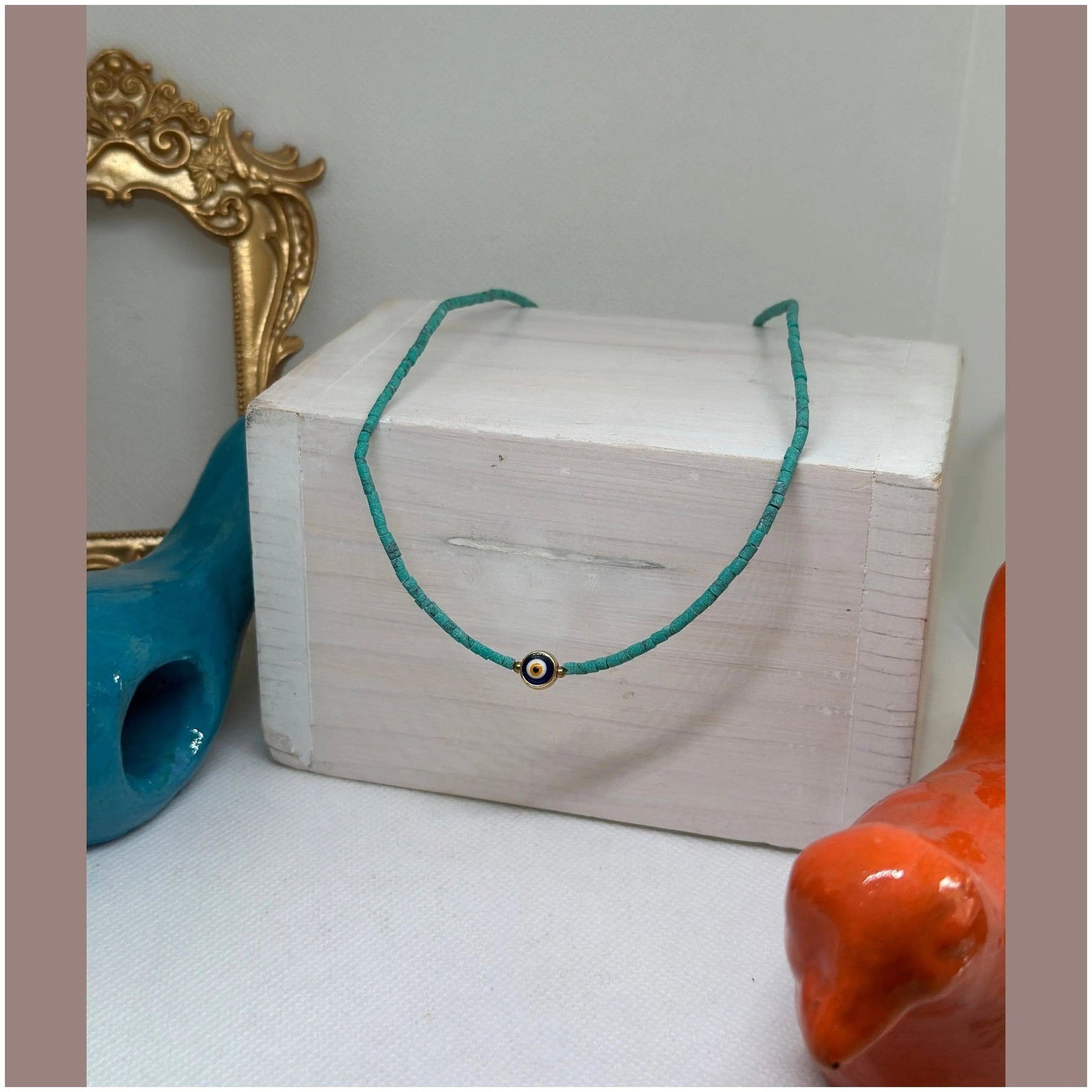Anna Beachready Necklace - Turquoise - Penelope Made This 