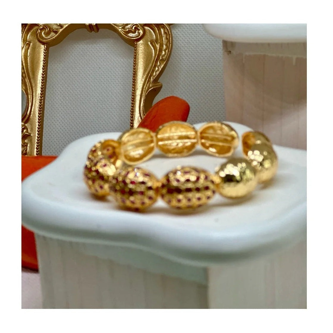 Anne 22K Cuff Bracelets | Gold Plated - Penelope Made This 