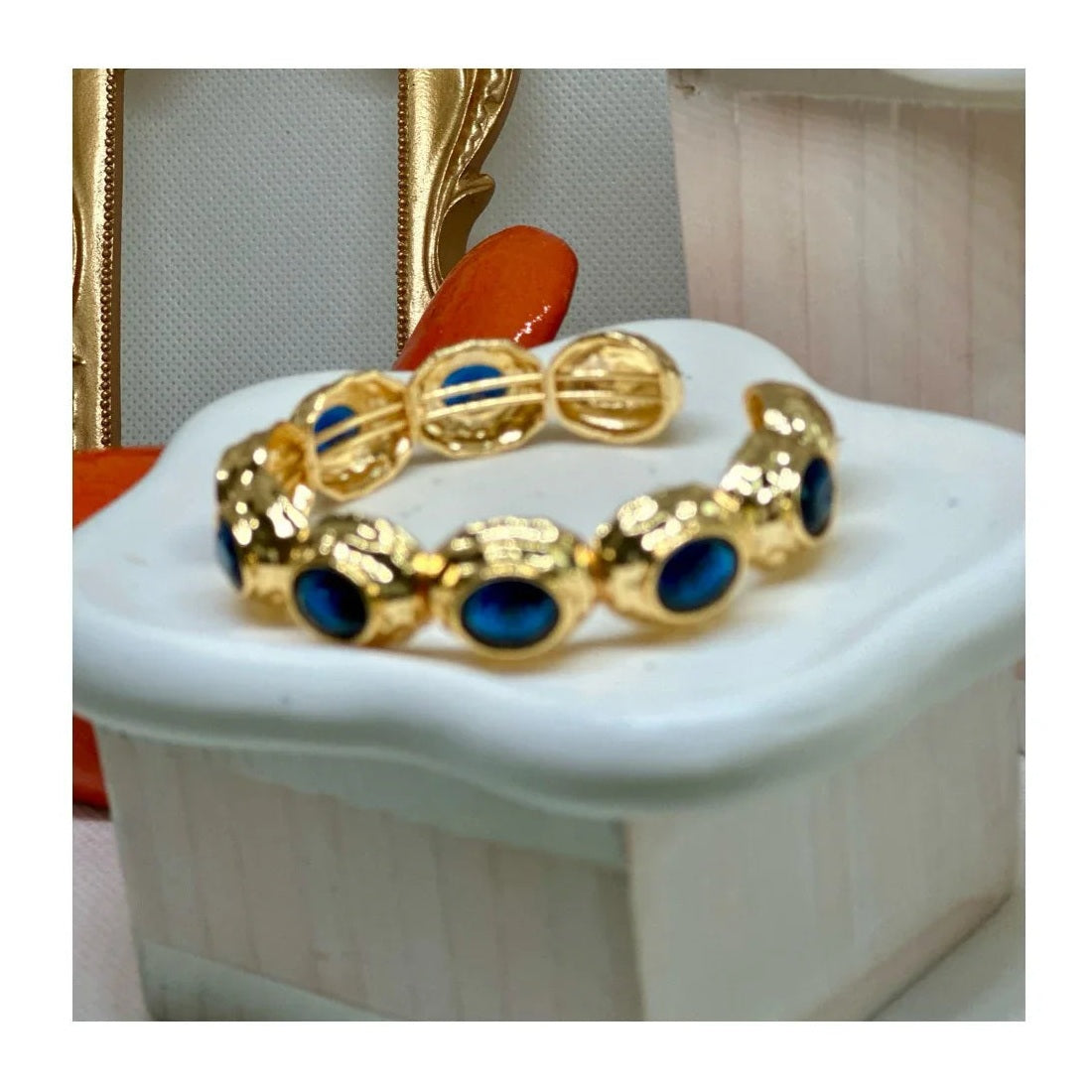 Anne 22K Cuff Bracelets | Gold Plated - Penelope Made This 